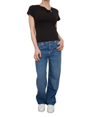 Jeans Liu Jo blu medio con gamba dritta e lavaggio used in DONNA