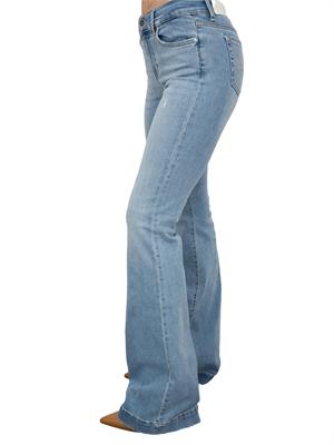 LIU JO Jeans Liu-jo a zampa blu con strass in DONNA