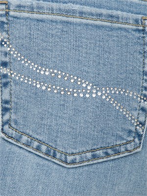 LIU JO Jeans Liu-jo a zampa blu con strass in DONNA