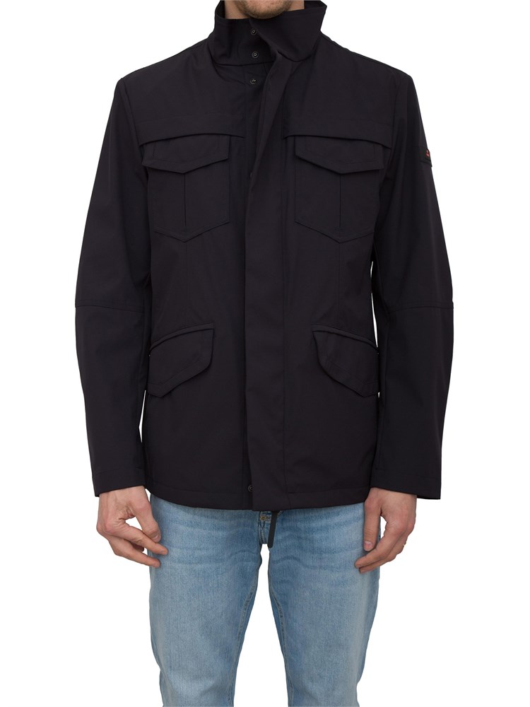 Giubbino giacca blu Peuterey con tasche