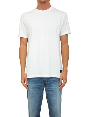 T-shirt Peuterey bianco in cotone in UOMO