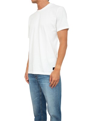 T-shirt Peuterey bianco in cotone in UOMO