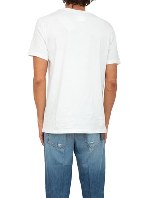 T-shirt Peuterey bianco in cotone in UOMO