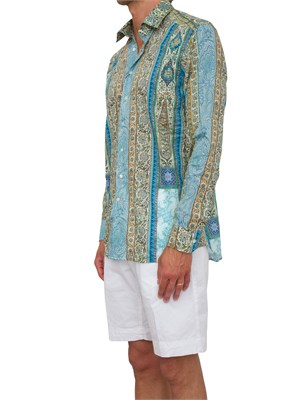 Camicia Etro fantasia in cotone stampata in UOMO