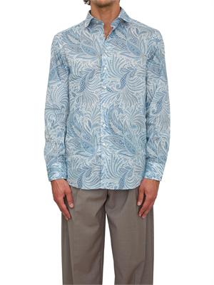 Camicia Etro in cotone paisley floreale in UOMO