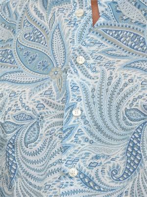 Camicia Etro in cotone paisley floreale in UOMO