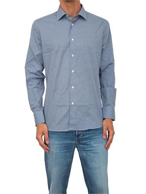 LIU JO Camicia Liu-jo blu con stampa geometrica in UOMO