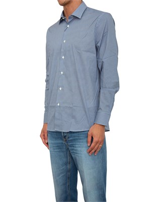 LIU JO Camicia Liu-jo blu con stampa geometrica in UOMO