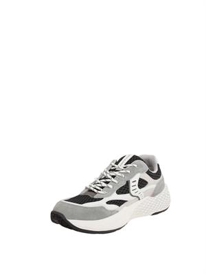 Sneaker grigia Voile Blanche in suede e tessuto tecnico in UOMO