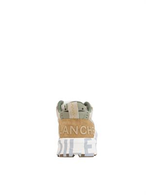 Sneaker beige Voile Blanche in suede e tessuto in UOMO