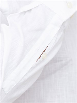 BOSS Camicia slim fit Hugo uomo in twill di cotone bianco facile da stirare in UOMO