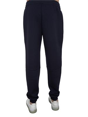 EA7 EMPORIO ARMANI Pantaloni jogger EA7 in misto viscosa stretch blu in UOMO