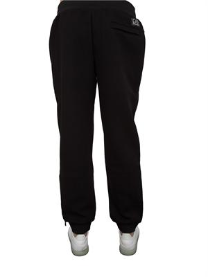 EA7 EMPORIO ARMANI Pantalone tuta EA7 in misto cotone nero in UOMO