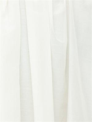 Gonna lunga bianca iBlues in mussola misto cotone e seta in DONNA