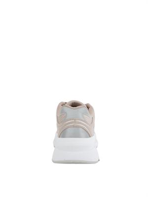 EA7 EMPORIO ARMANI Sneaker beige Emporio Armani in suede e tessuto tecnico in UOMO