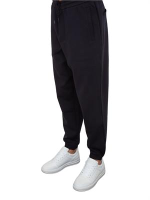 Pantaloni jogger blu Emporio Armani uomo con coulisse in UOMO