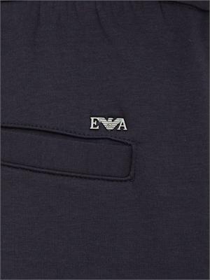 Pantaloni jogger blu Emporio Armani uomo con coulisse in UOMO