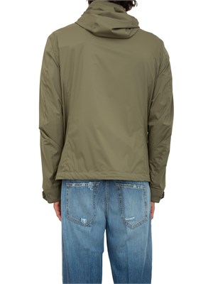 Giubbino verde con cappuccio  Moorer idrorepellente in UOMO