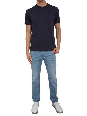 LIU JO T-shirt girocollo Liu-jo blu con logo in UOMO