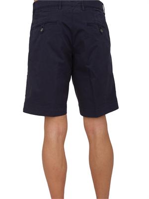 Bermuda Peuterey in cotone stretch blu in UOMO