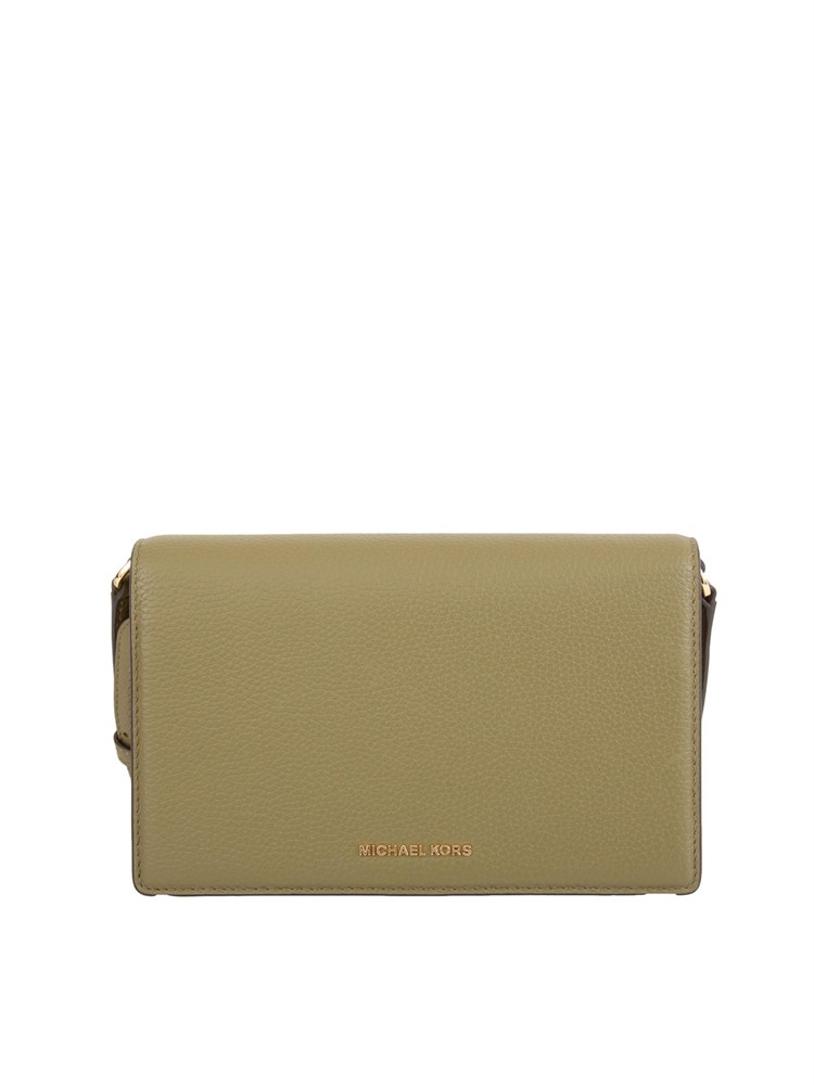 Borsa donna Michael Michael Kors modello Jet Set in pelle verde
