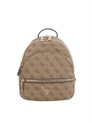 Zaino donna Guess Jeans pelle ecologica con stampa logo 4G all over in DONNA