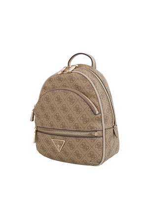 Zaino donna Guess Jeans pelle ecologica con stampa logo 4G all over in DONNA