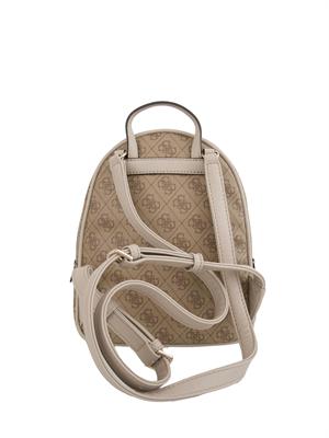 Zaino donna Guess Jeans pelle ecologica con stampa logo 4G all over in DONNA