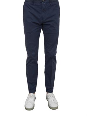 Pantalone chino Siviglia blu in cotone in UOMO