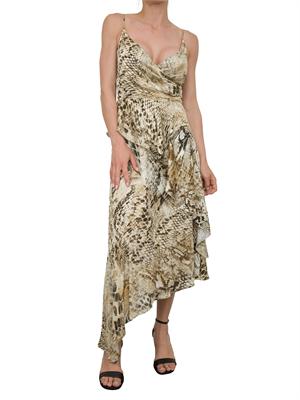 Abito asimmetrico Guess by Marciano con stampa animalier in DONNA