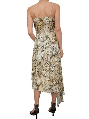 Abito asimmetrico Guess by Marciano con stampa animalier in DONNA