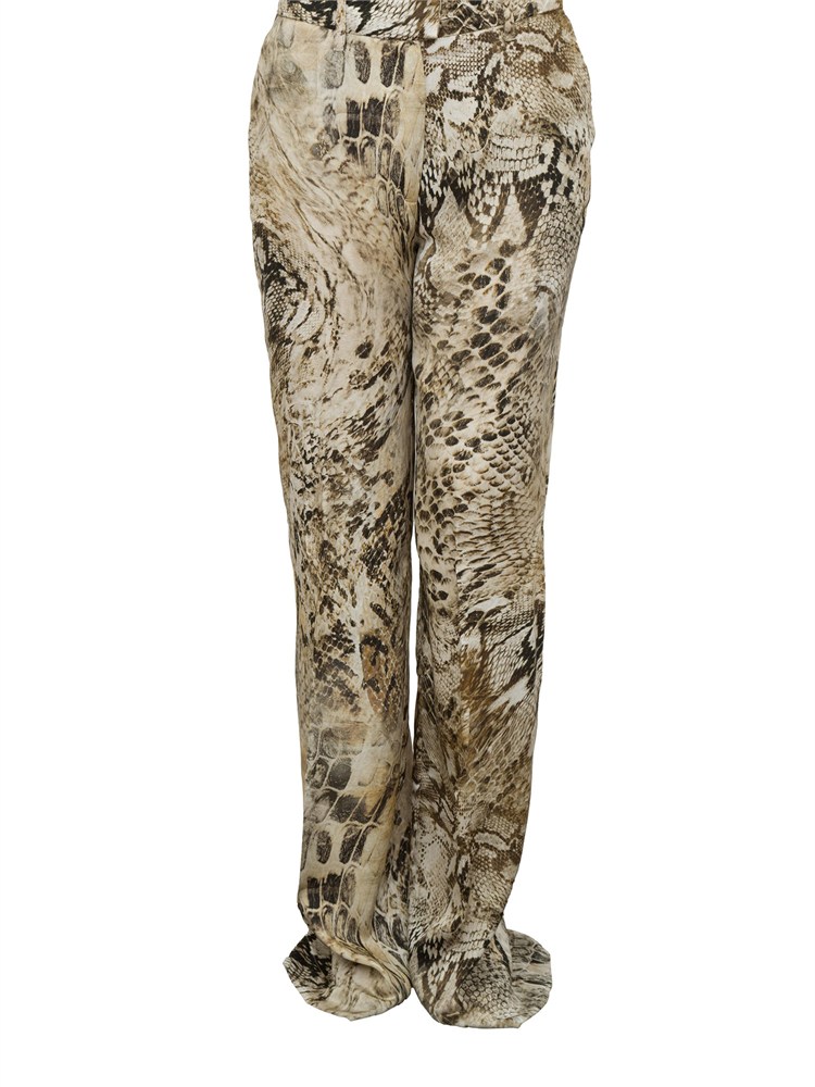 Pantalone vita alta Guess by Marciano stampa animalier all over