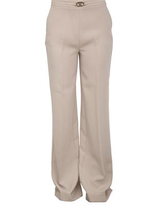 Pantaloni donna beige Guess by Marciano con taglio dritto e piega in DONNA