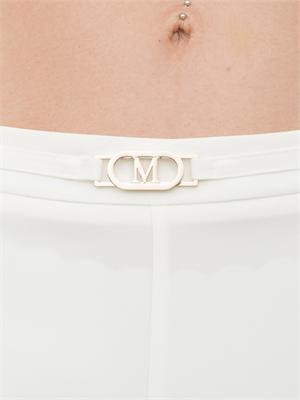 Pantaloni donna bianchi Guess by Marciano con taglio dritto e piega in DONNA