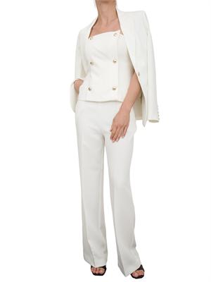 Top corsetto bianco Guess by Marciano con bottoni dorati in DONNA