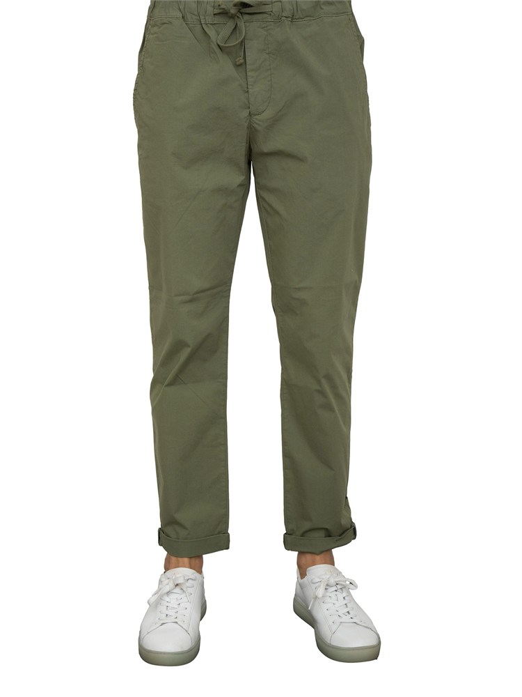 Pantalaccio Aiace Galassi in popeline di cotone verde