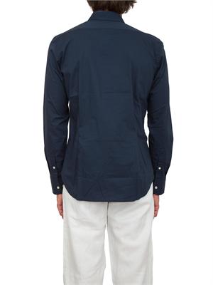 Camicia La Martina blu slim fit - Leon in UOMO