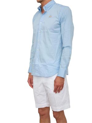 Camicia La Martina azzurro slim fit - Leon in UOMO