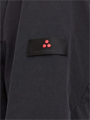 Bomber Peuterey blu in popeline tecnico in UOMO