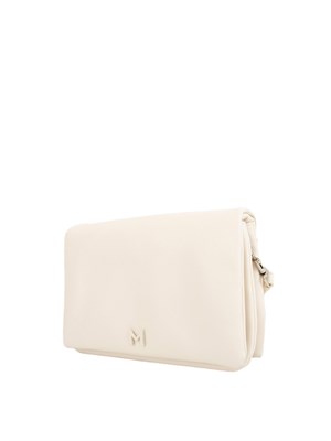 Borsa donna Marella in tessuto spalmato bianco con finish martellato in DONNA