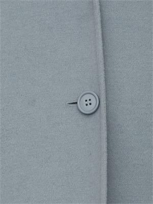 Cappotto Emme Marella in tessuto double azzurro dalla mano morbida in DONNA