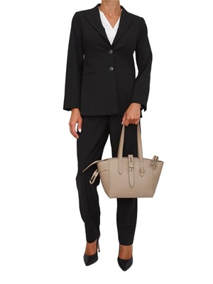 Blazer Marella in tela di misto viscosa nera in DONNA