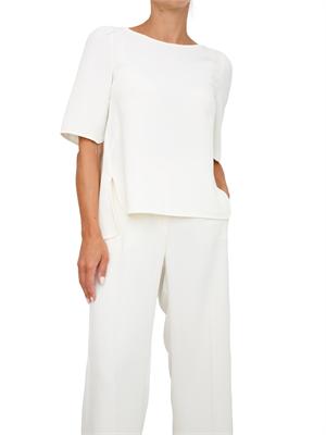 T-shirt Marella in envers satin bianco in DONNA
