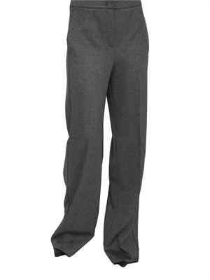 Pantaloni iBlues in jersey stretch grigio e fit ampio e dritto in DONNA