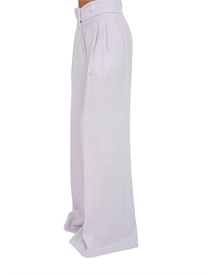 TWIN-SET Pantaloni palazzo Twinset in cotone lilla in DONNA