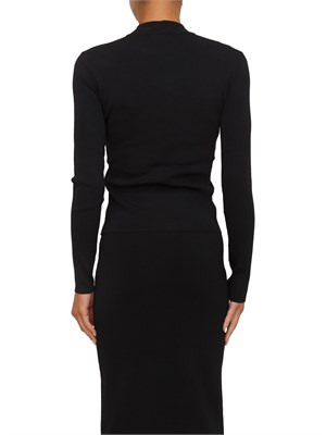 Maglia donna Armani Exchange a coste larghe nera in DONNA