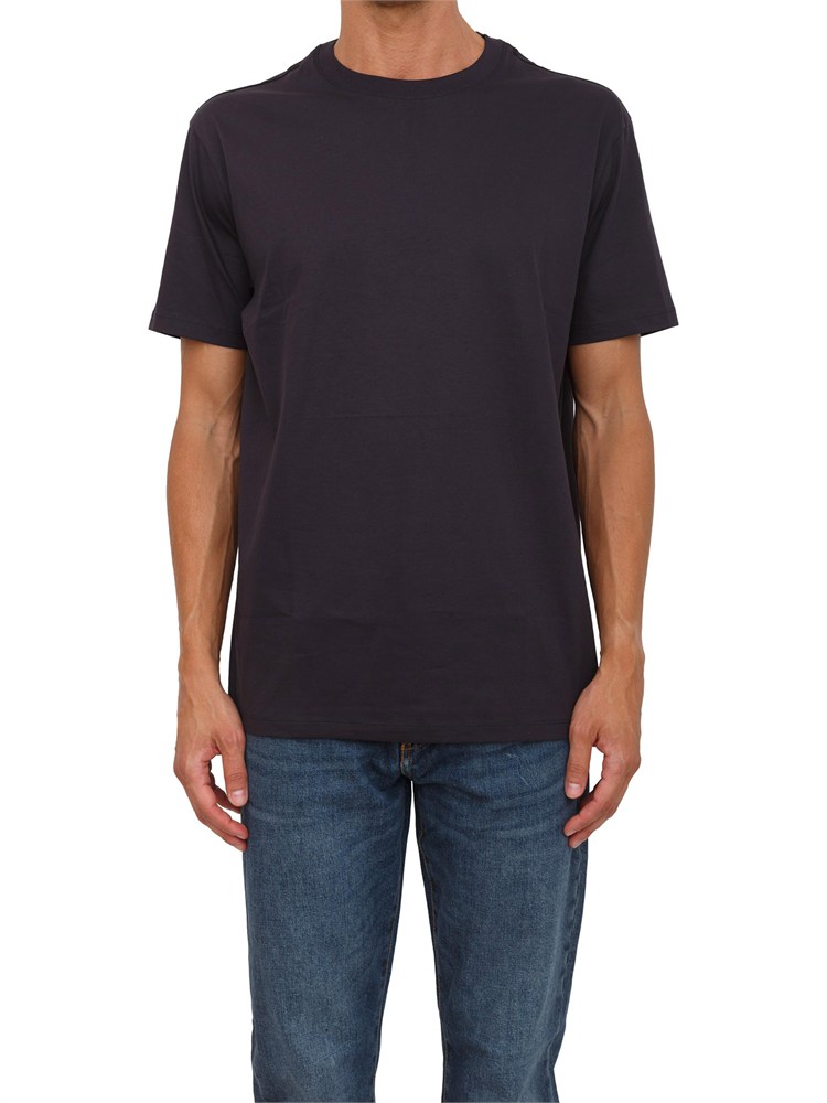 T-shirt girocollo blu Armani Exchange regular fit
