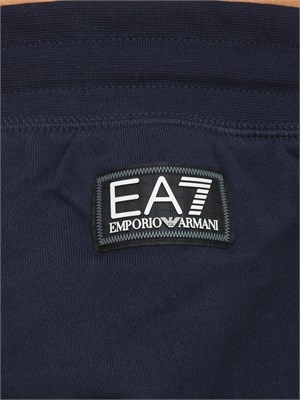 EA7 EMPORIO ARMANI Pantaloni jogger BLU ea7 Logo Series in misto cotone in UOMO
