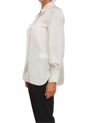 MARELLA Camicia Maerlla in tessuto avorio effetto crespo relaxed fit in DONNA