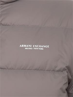 Piumino grigio Armani Exchange regular fit in UOMO